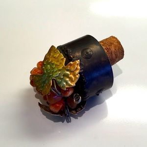 Cork & Metal Wine Bottle Stopper